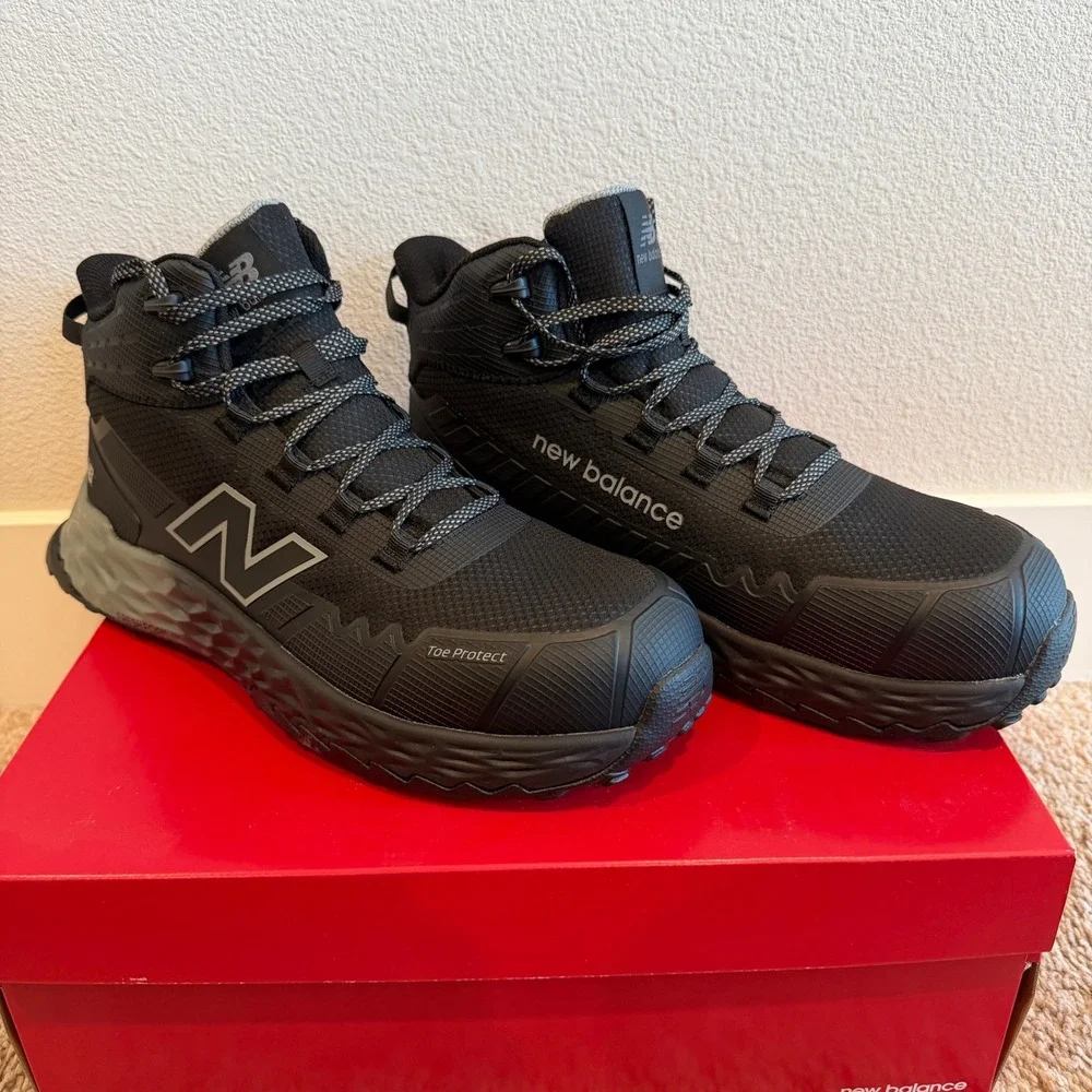 NEW BALANCE Mens‎ Fresh Foam Cremorne Mid EH Work Boots Safety Toe Wide 11 2E